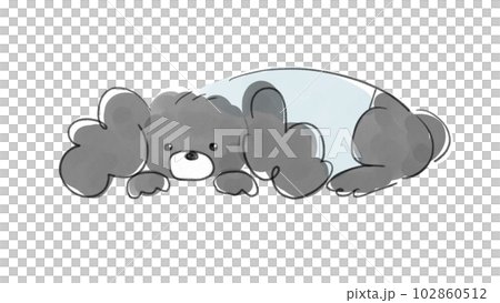 犬のイラスト(お布団なし) 犬のイラスト(お布団なし) 102860512