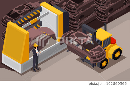 Scrap Metal Background Scrap Metal Background 102860566