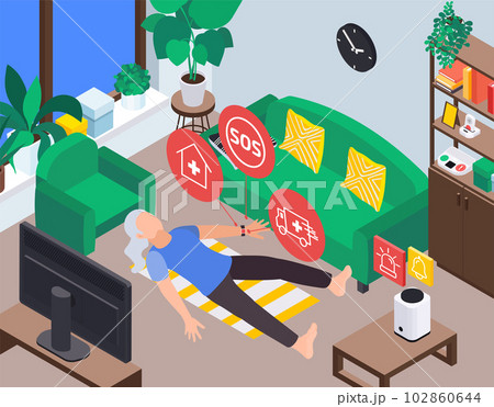 Senior Home Emergency Composition 102860644