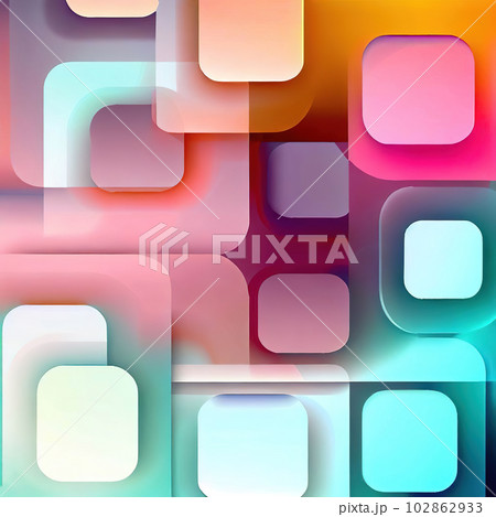 colorful squares abstract background geometric  102862933