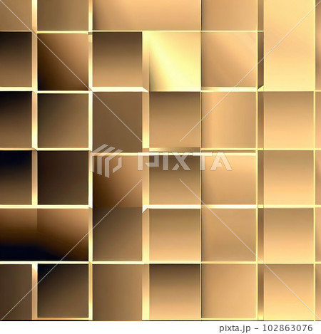 golden squares abstract background geometric  102863076