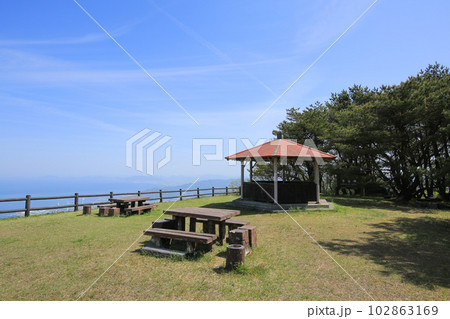 愛媛県四国中央市　翠波峰広場の風景 102863169