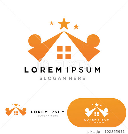 Home and building logo and symbol 102865951