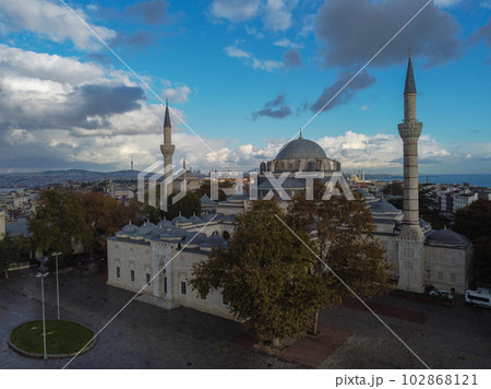 Turkey, Istanbul, Sultanahmet Imperial Mosque, also known as the Blue Mosque Turkey, Istanbul, Sultanahmet Imperial Mosque, also known as the Blue Mosque 102868121