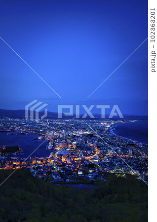 函館山から見た夜景 102868201