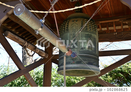 川口散歩・日蓮宗 実相寺　鐘楼　四天十二支の鐘 102868625