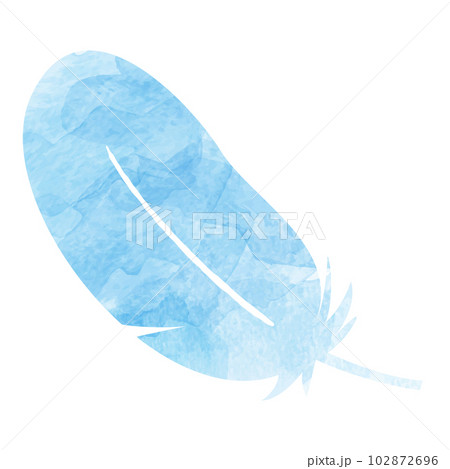 きれいな羽根の水彩イラスト 102872696