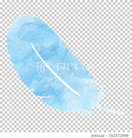 きれいな羽根の水彩イラスト 102872696