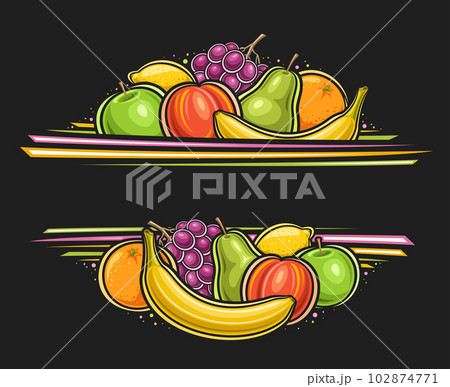 Vector border for Fruits Vector border for Fruits 102874771