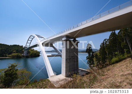 宮城気仙沼大島大橋 鶴亀大橋 宮城気仙沼大島大橋 鶴亀大橋 102875313