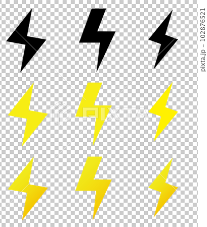 雷マークセット 雷マークセット 102876521