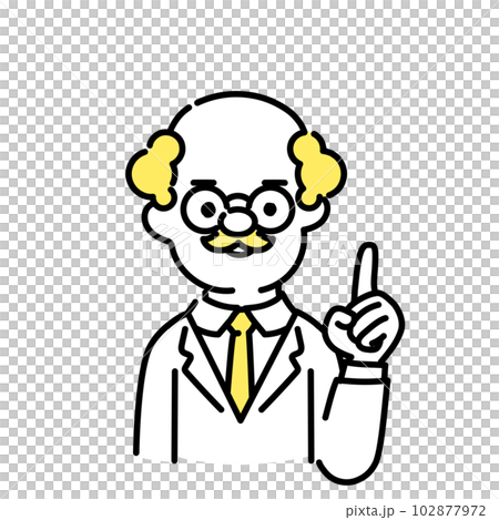 插圖系列可愛的人_醫生_前輩_指點 102877972