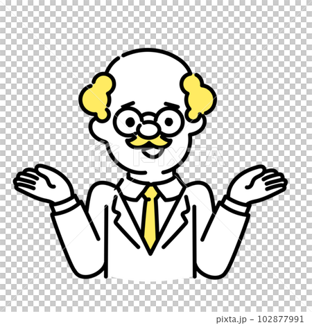 插畫系列可愛的人_博士_學長_驚奇 102877991