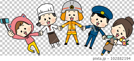 いろいろなお仕事の人たち 102882194