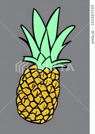 The Tropical Delight. Pineapple Fruit The Tropical Delight. Pineapple Fruit 102883585