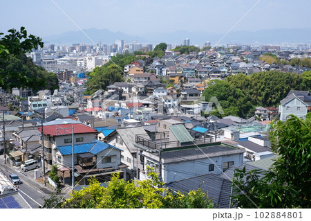 黄金山から眺めた広島市内の景色 黄金山から眺めた広島市内の景色 102884801