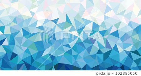 氷をイメージした寒色系ポリゴンの背景 氷をイメージした寒色系ポリゴンの背景 102885050