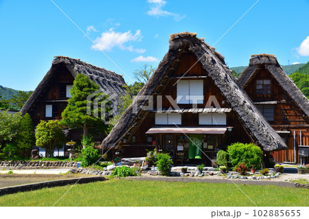 春 白川郷 荻町地区 春 白川郷 荻町地区 102885655