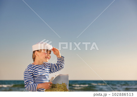 Happy child on summer vacation Happy child on summer vacation 102886513