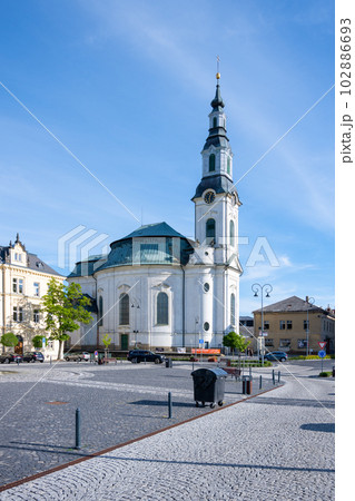 The Church of the Assumption of the Virgin Mary on Namesti Miru in Novy Bor, Czech Republic 102886693