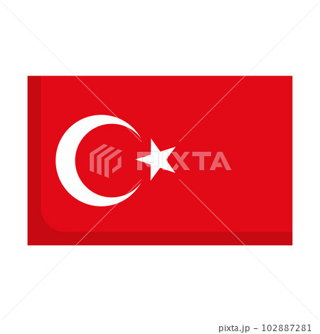 トルコの国旗 102887281