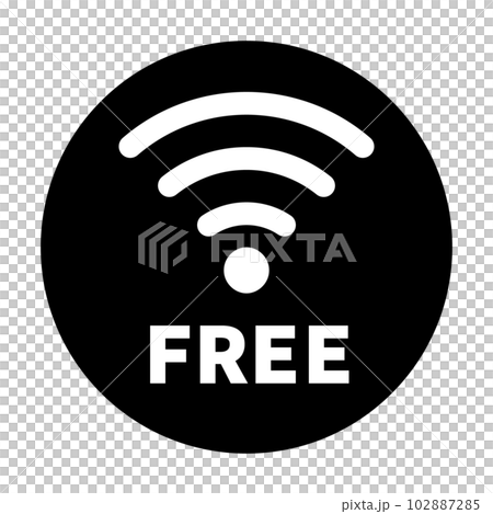 FREE Wi-Fi - Stock Illustration [102887285] - PIXTA