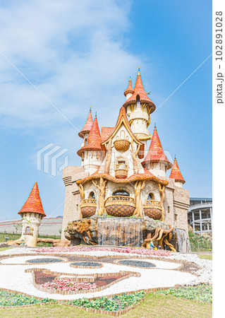 韓国 釜山 ロッテワールドの風景 韓国 釜山 ロッテワールドの風景 102891028