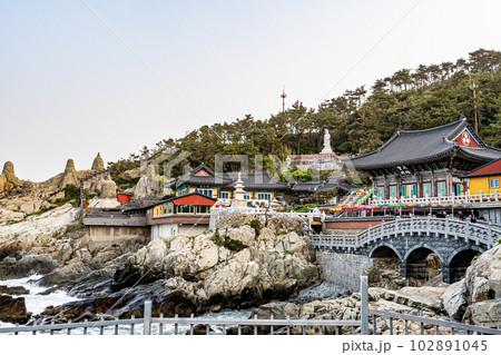 韓国 釜山 海東龍宮寺の風景 韓国 釜山 海東龍宮寺の風景 102891045