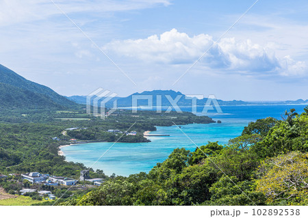 沖縄・石垣島　展望から望む絶景　 102892538