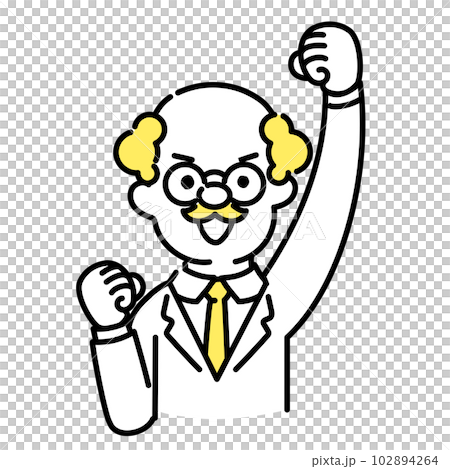 Illustration series of cute people _ doctor _ senior _ support Illustration series of cute people _ doctor _ senior _ support 102894264