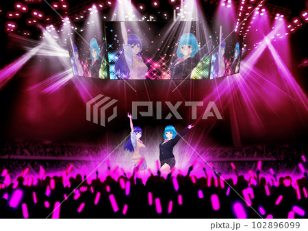 vtuberのライブ風景 vtuberのライブ風景 102896099