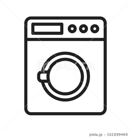 Washing Machine icon vector image. Washing Machine icon vector image. 102899469