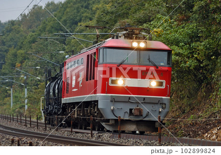 北陸本線 津幡ー倶利伽羅 JR貨物 EF510-5(富山) 北陸本線 津幡ー倶利伽羅 JR貨物 EF510-5(富山) 102899824