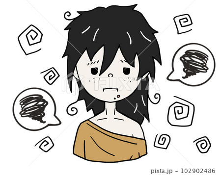 ボロボロの外見の人 102902486