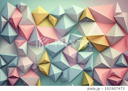 Low poly design style pastel gradient background Low poly design style pastel gradient background 102907473