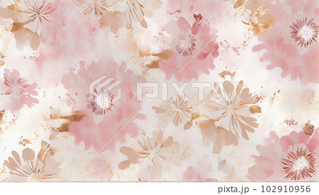 Beautiful pink and blush watercolor flower backgro Beautiful pink and blush watercolor flower backgro 102910956