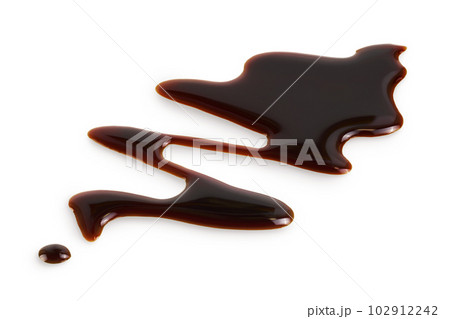Balsamic vinegar isolated on white background with full depth of field. 102912242