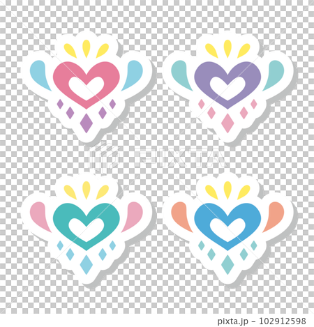 Heart's label Heart's label 102912598
