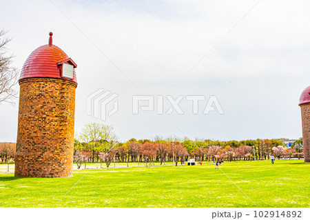 北海道 根室市の春の明治公園 北海道 根室市の春の明治公園 102914892