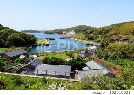 昼下がりの郷ノ浦港 102919021