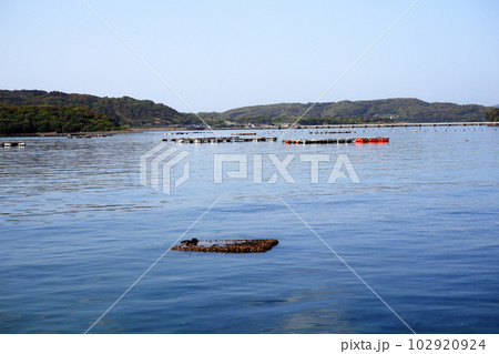 海中地蔵　はらほげ地蔵からの八幡浦 102920924