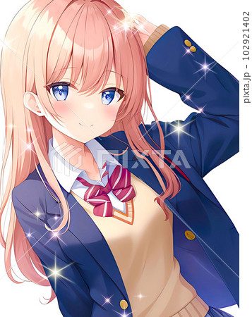 女性,女の子,イラスト,アニメ,漫画,美少女,萌え,キャラクター,コスプレ,二次元,デジタル,日本,のイラスト素材 [102921402 ...