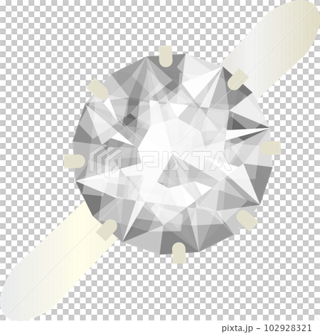 鑲有鑽石寶石的戒指插圖 102928321