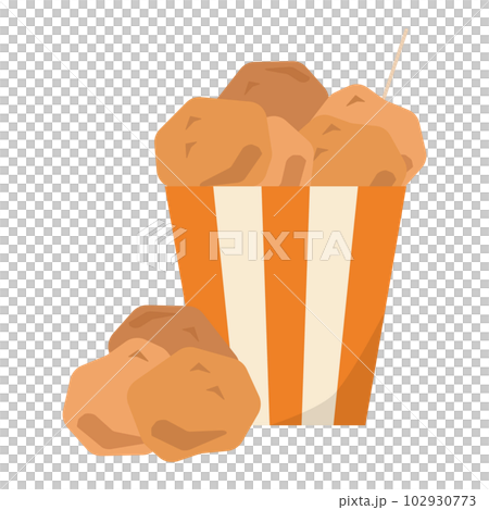 在便利店和集市上出售的炸雞 102930773