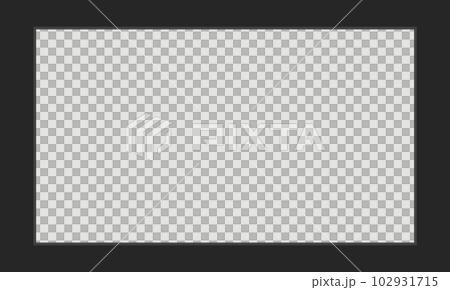 The inside of the black frame is translucent, and when the image is superimposed on the bottom, it becomes a 16: 9 size game screen-like frame. 102931715