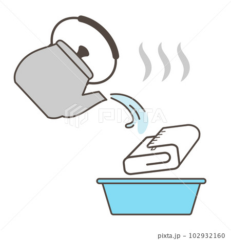 生乾き臭対策　イメージイラスト素材 102932160