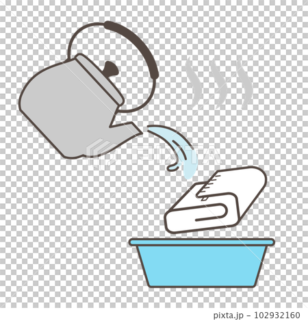 生乾き臭対策　イメージイラスト素材 102932160