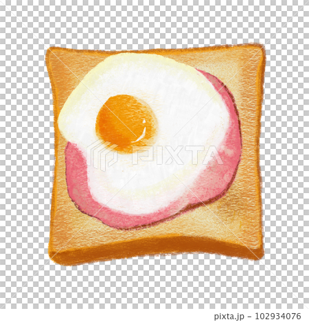 Ham Egg Toast Ham Egg Toast 102934076