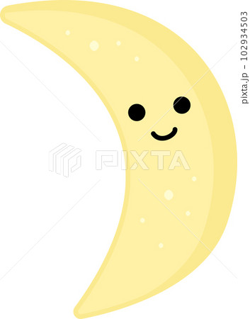 cute moon smiling clipart cartoon 102934503