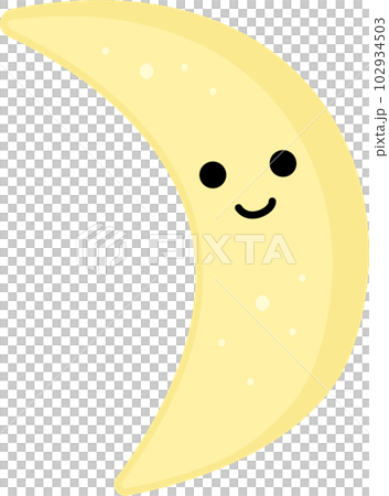 cute moon smiling clipart cartoon 102934503